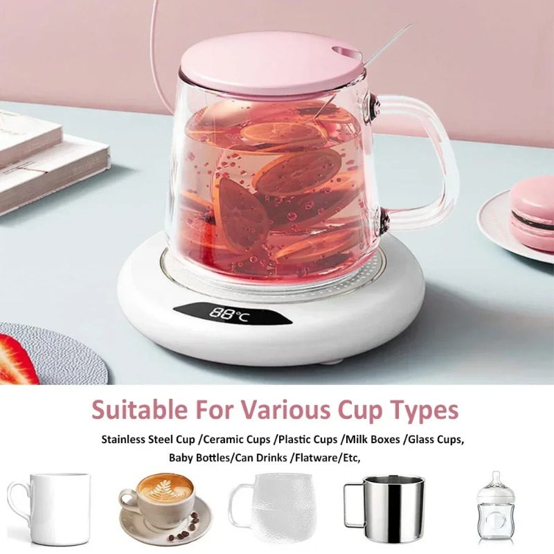 Coffee Tea Warmer - 1 Buah Pemanas Coaster Pemanas Suhu