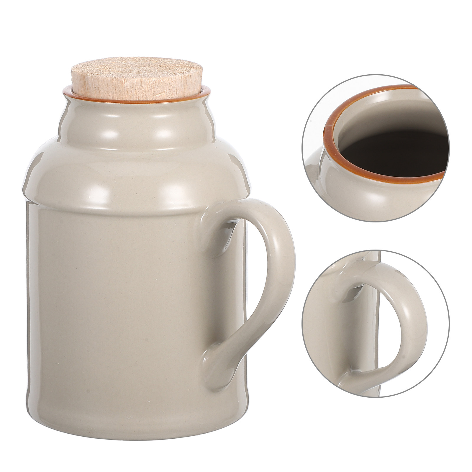 Tea And Coffee Kettle - Teko Air Keramik Vintage Dekoratif dengan