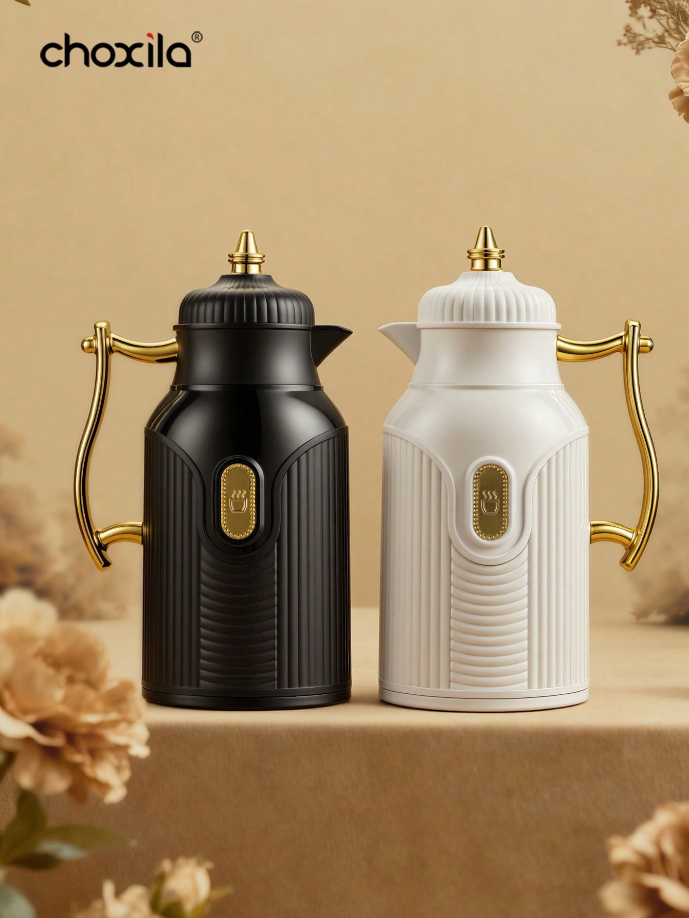 Coffee Tea Warmer - 1 buah teko berinsulasi kapasitas besar,