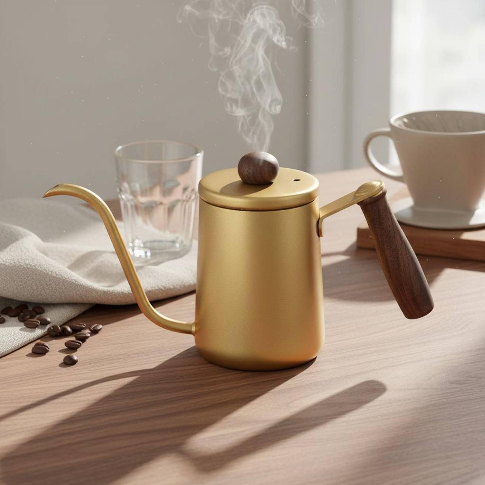 Tea And Coffee Kettle - Teko Kopi Gaya Jepang dengan Gagang