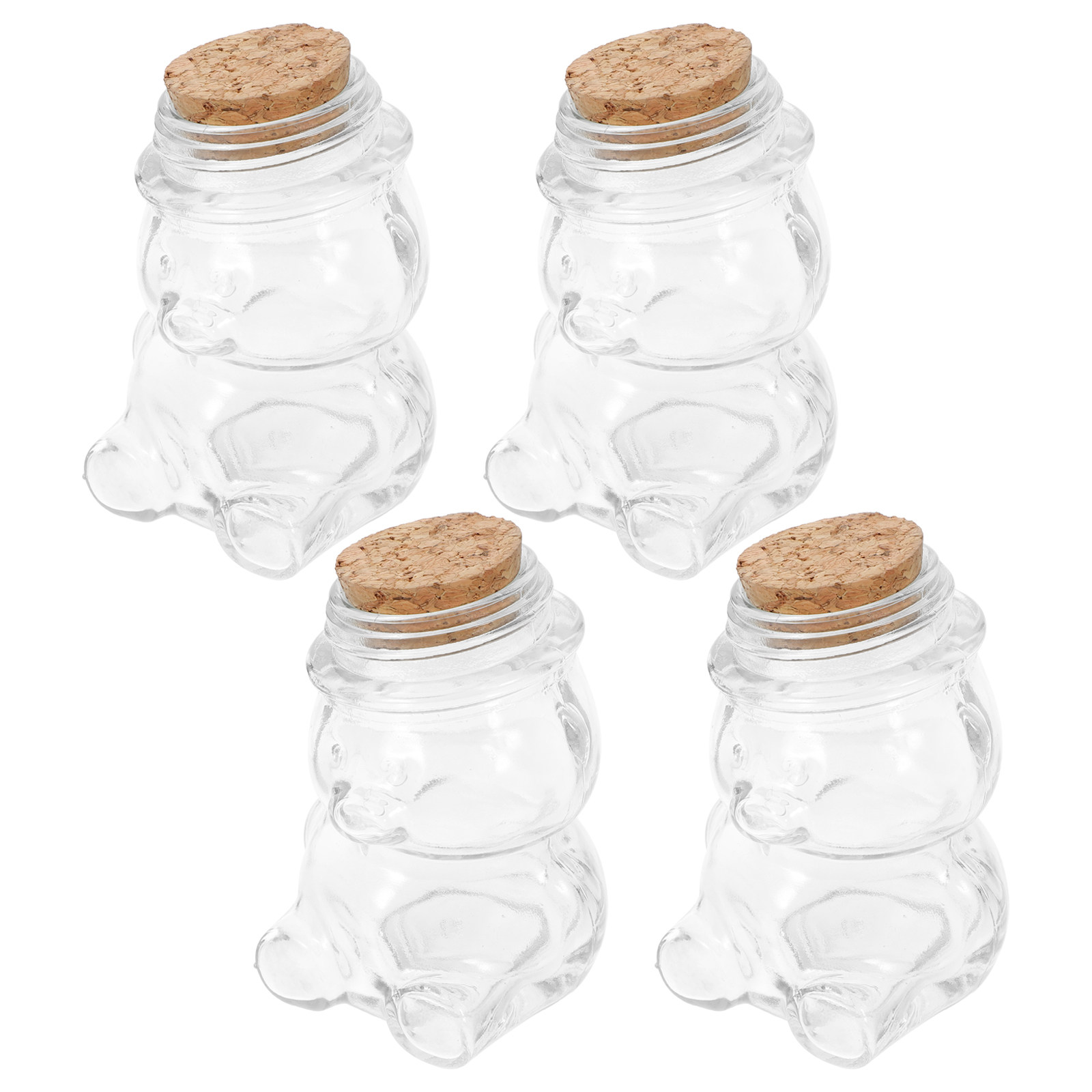 Coffee Tea And Sugar Set - 4 Buah Set Toples Permen Kaca