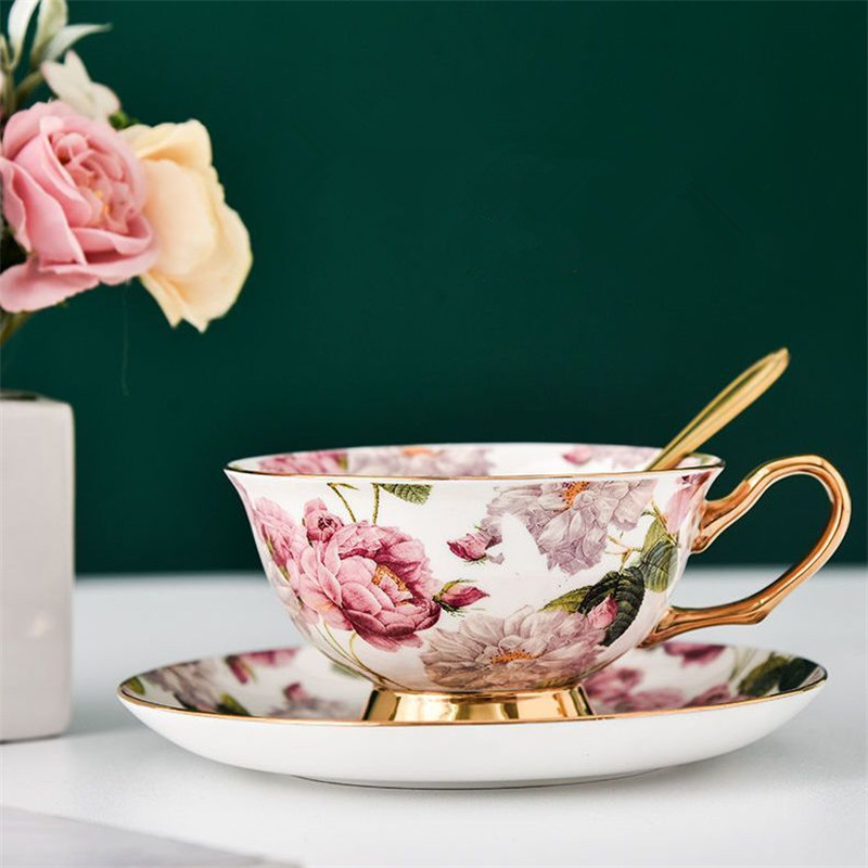 Coffee Tea And Sugar Set - Set Cangkir dan Piring Kopi Cantik