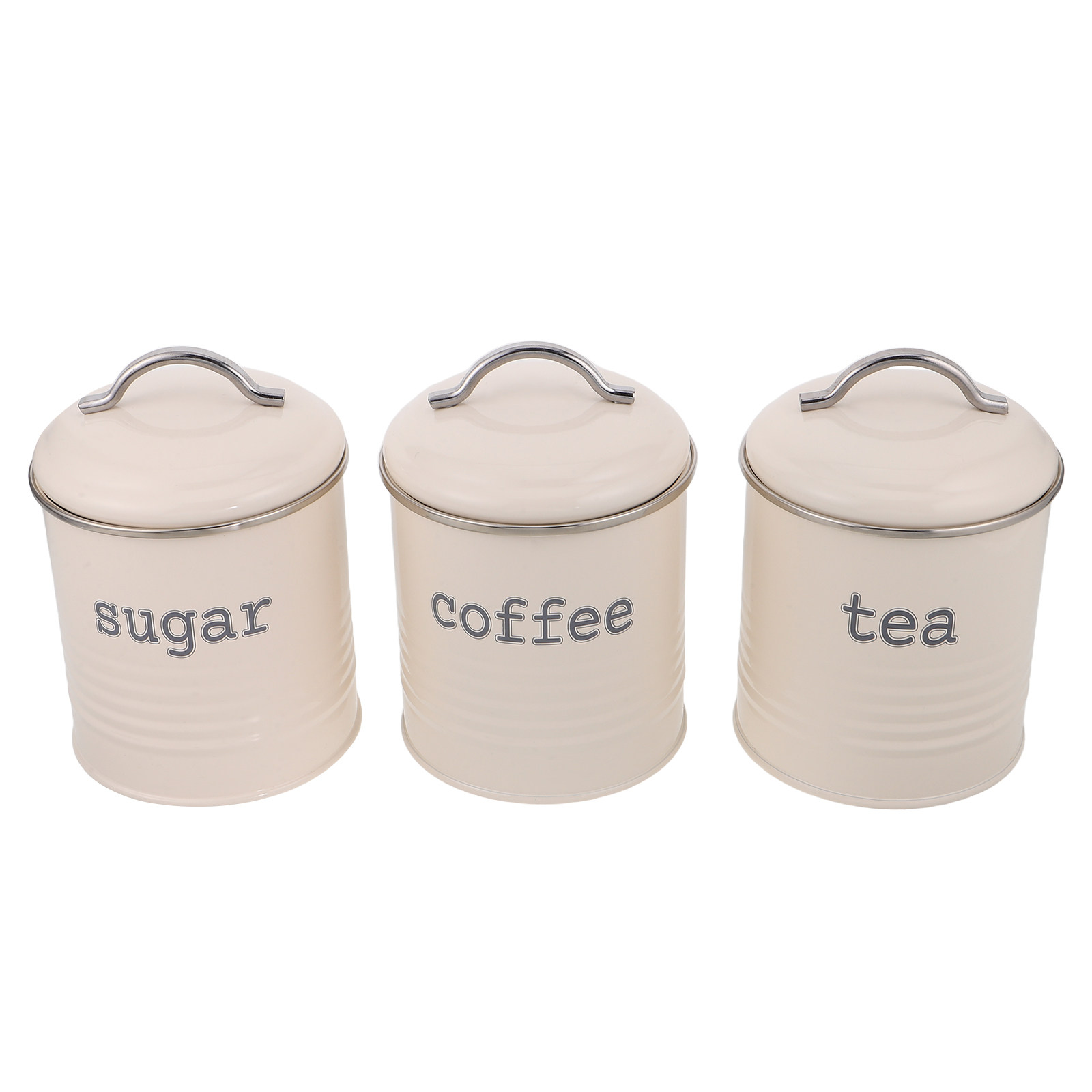 Coffee Tea And Sugar Set - 3Pcs Set Wadah Kopi Kedap Udara,