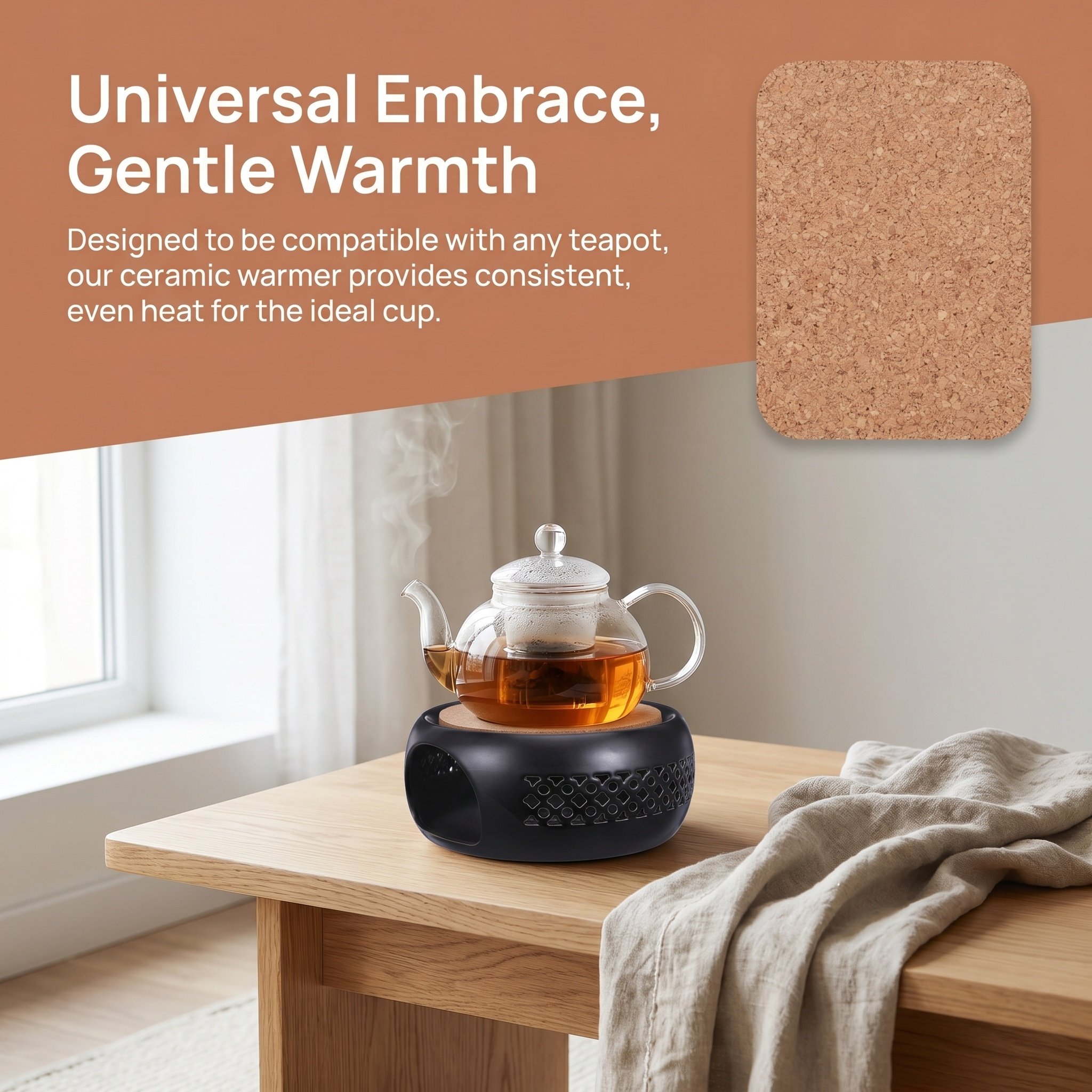 Alas Pemanas Teko Keramik deng - Coffee Tea Warmer ulasan dan harga