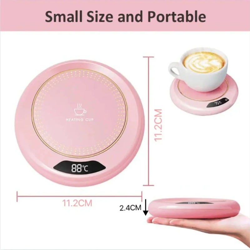 1 Buah Pemanas Coaster Pemanas - Coffee Tea Warmer ulasan dan harga