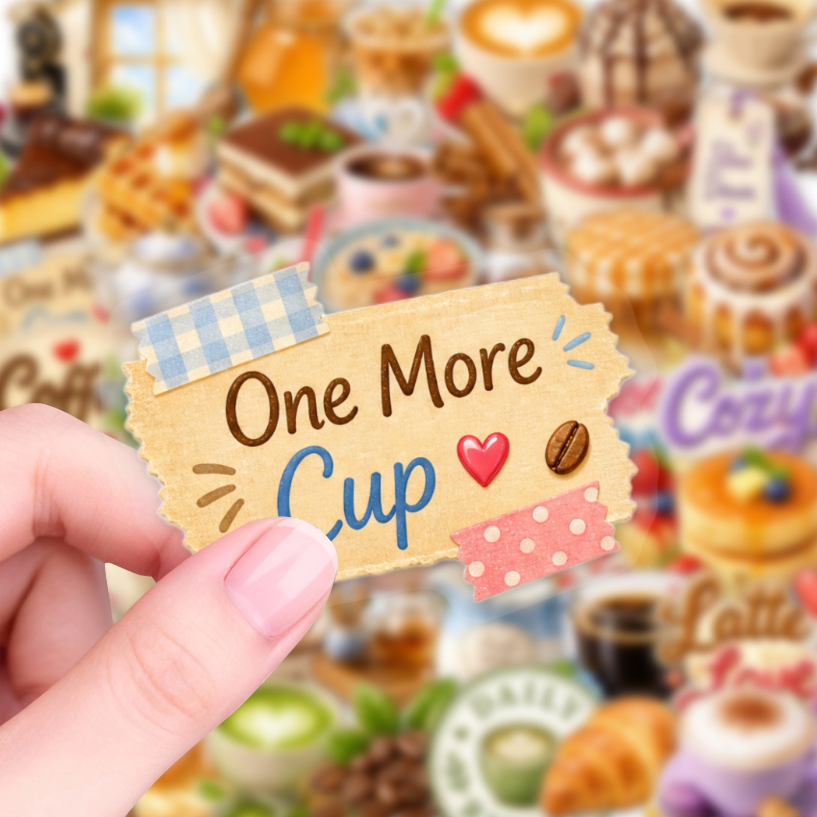 50 Buah Stiker Teh Sore Kopi R - Coffee Tea Journal ulasan dan harga