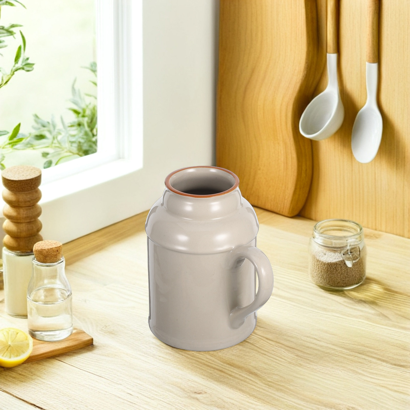 Teko Air Keramik Vintage Dekor - Tea And Coffee Kettle ulasan dan harga