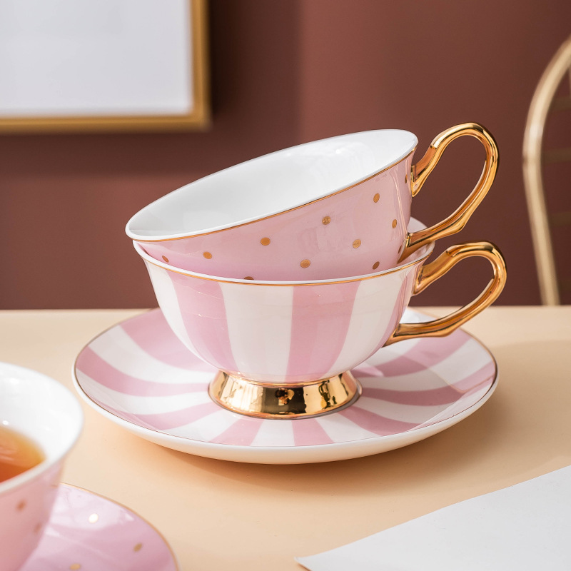 Mug Kopi Keramik Warna Pink de - Coffee Tea And Sugar Set ulasan dan harga