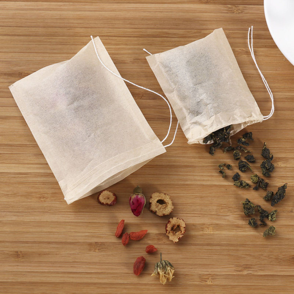 200Pcs Kantong Teh Kertas Seka - Coffee Tea And Leaf ulasan dan harga