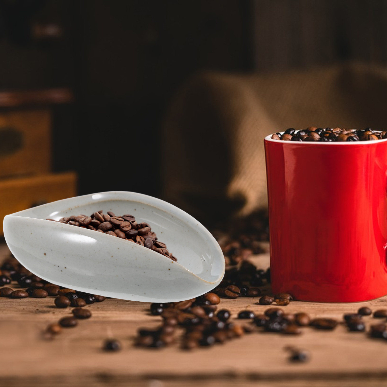 Nampan Keramik untuk Biji Kopi - Coffee Tea And Leaf ulasan dan harga
