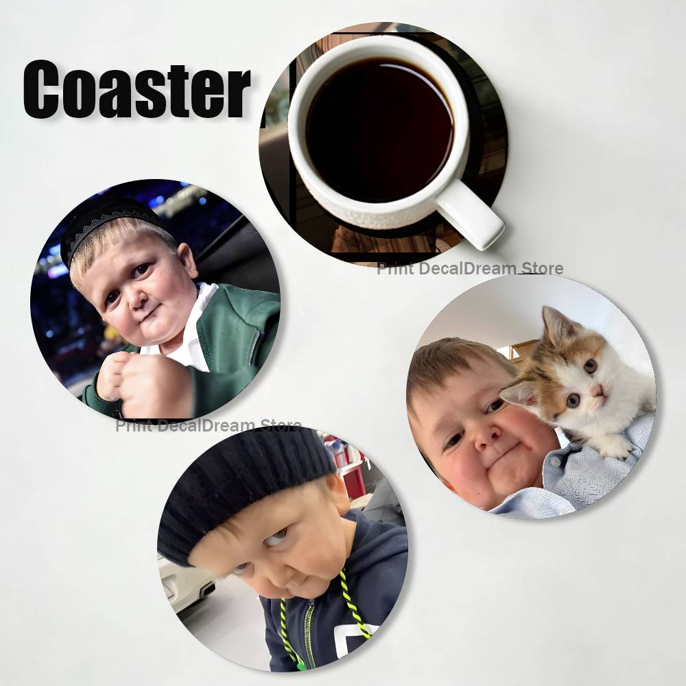 Set Coaster Kayu Meme Hasbulla - Coffee Tea And Sugar Set ulasan dan harga