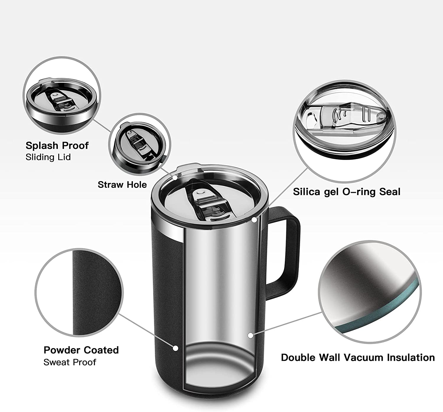 Termos Stainless Steel, botol  - Coffee Tea Warmer ulasan dan harga