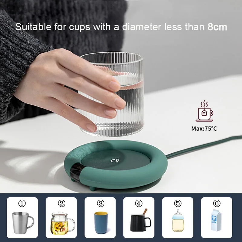 Gelas kopi elektrik, penghanga - Coffee Tea Warmer ulasan dan harga