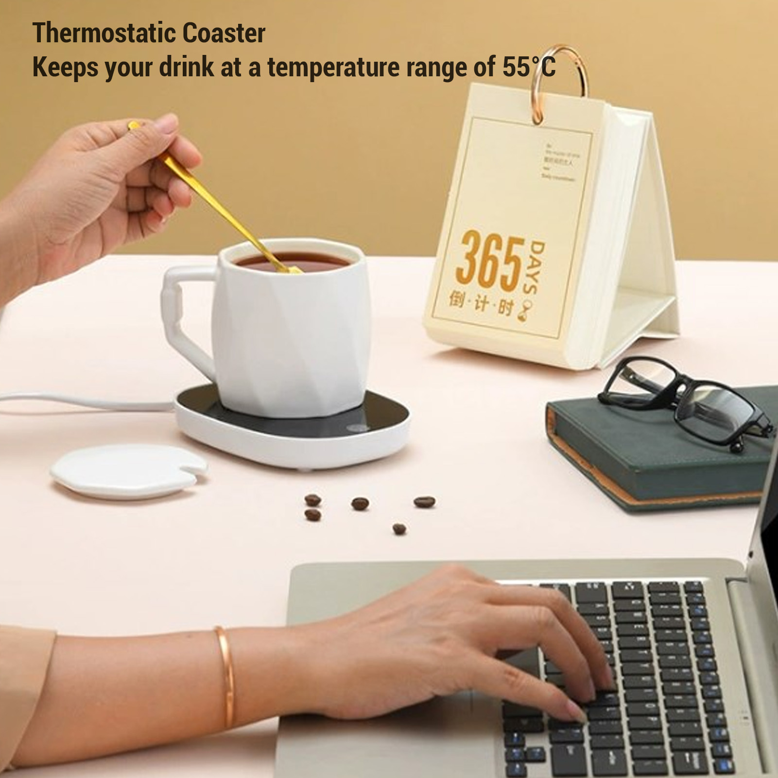 Penghangat Mug 16W Daya Rendah - Coffee Tea Warmer ulasan dan harga