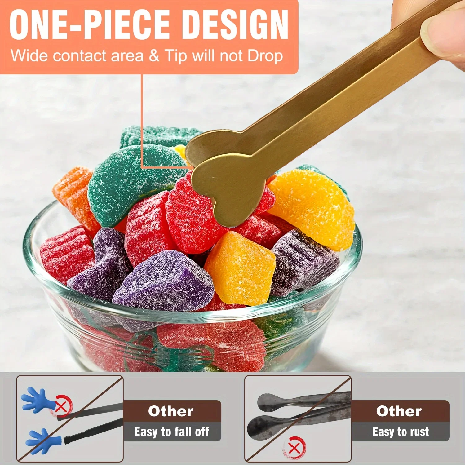 Penjepit Mini Berbentuk Hati B - Coffee Tea And Sugar Set ulasan dan harga