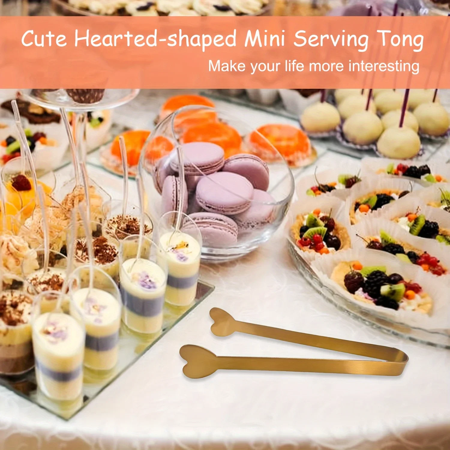 Penjepit Mini Berbentuk Hati B - Coffee Tea And Sugar Set ulasan dan harga