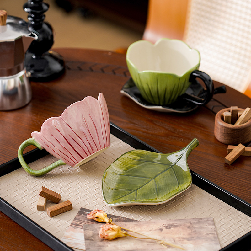 Set Piring Cangkir Kopi Yang D - Coffee Tea And Leaf ulasan dan harga