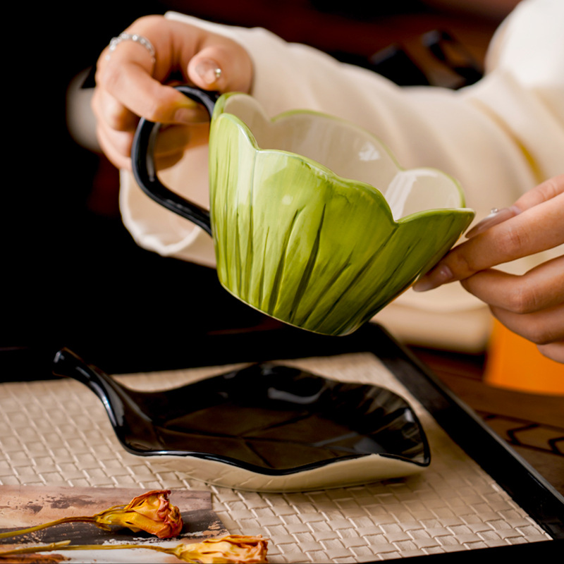 Set Piring Cangkir Kopi Yang D - Coffee Tea And Leaf ulasan dan harga