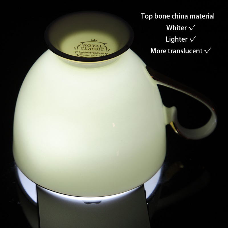 Grace Bone Kopi Set Putih Emas - Coffee Tea And Sugar Set ulasan dan harga