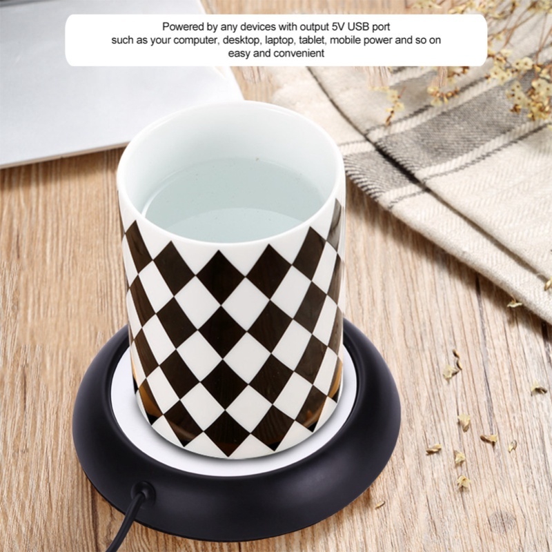 Penghangat Cangkir USB Motif K - Coffee Tea Warmer ulasan dan harga