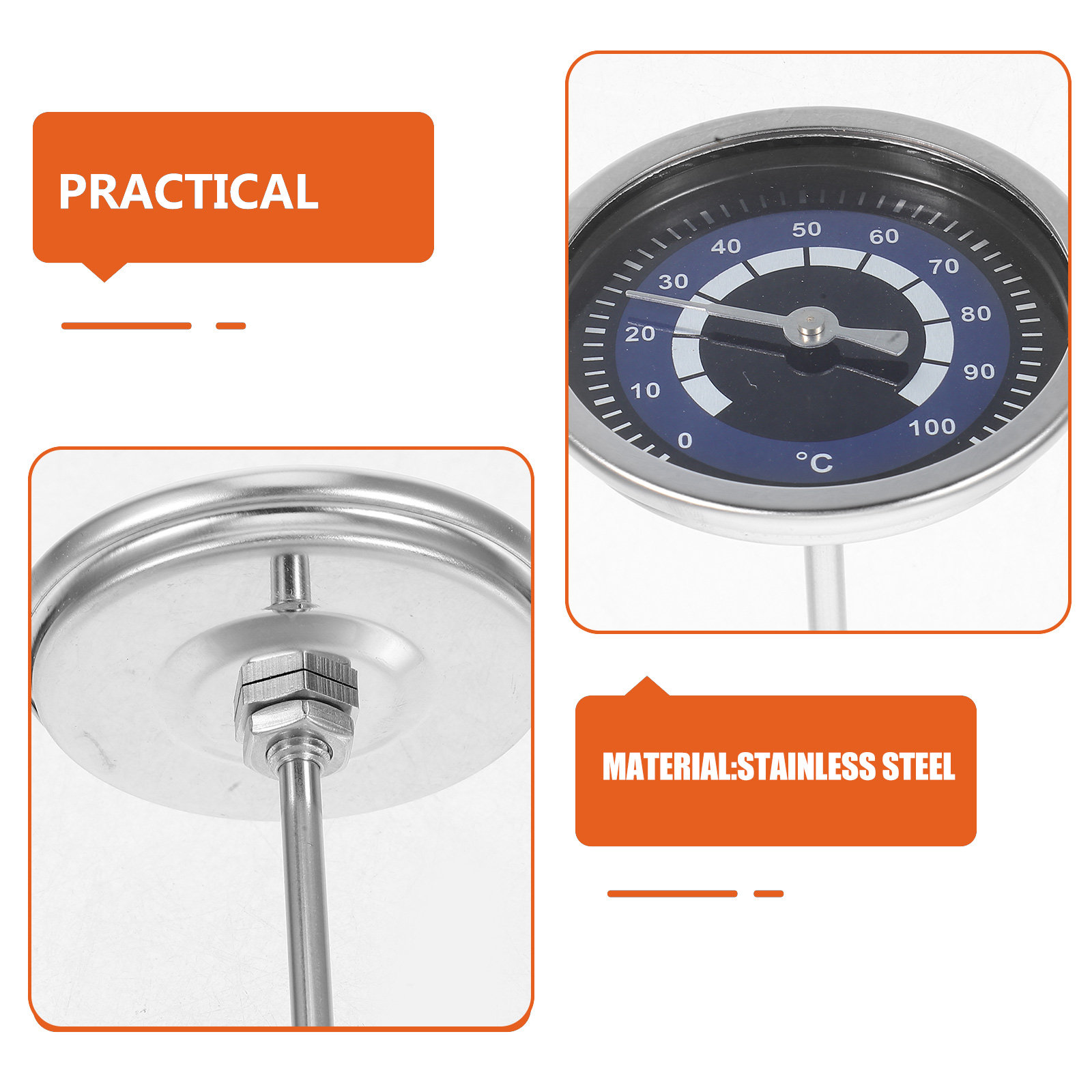 Termometer Ketel Baja Tahan Ka - Tea And Coffee Kettle ulasan dan harga