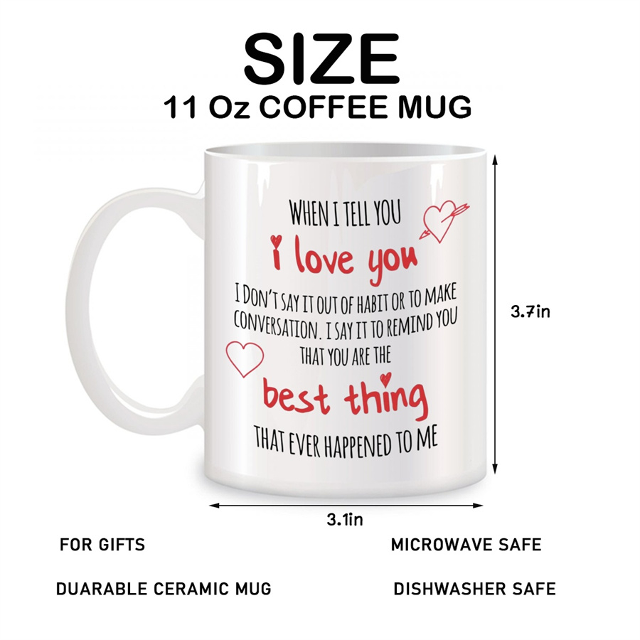 I Love You, You adalah mug Hal - Coffee Tea Love ulasan dan harga