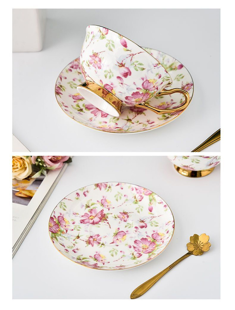 Set Cangkir dan Piring Kopi Ca - Coffee Tea And Sugar Set ulasan dan harga