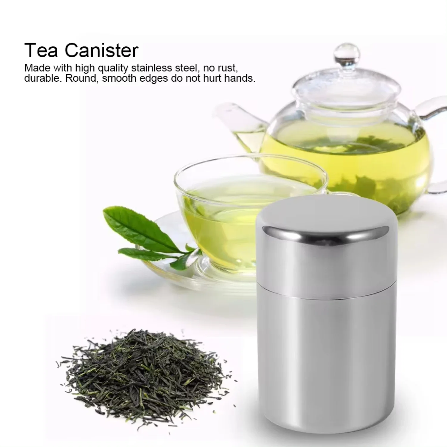 Wadah Kaleng Daun Teh Baja Tah - Coffee Tea And Sugar Set ulasan dan harga